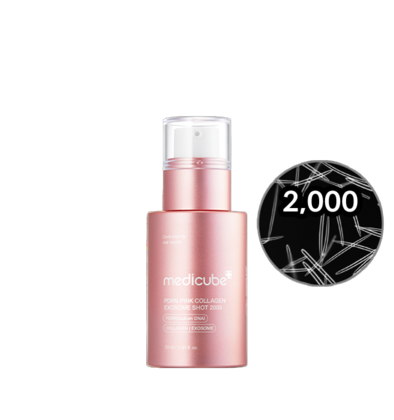 [Medicube] PDRN Pink Collagen exosome shot ampoule 2000 30ml image 1