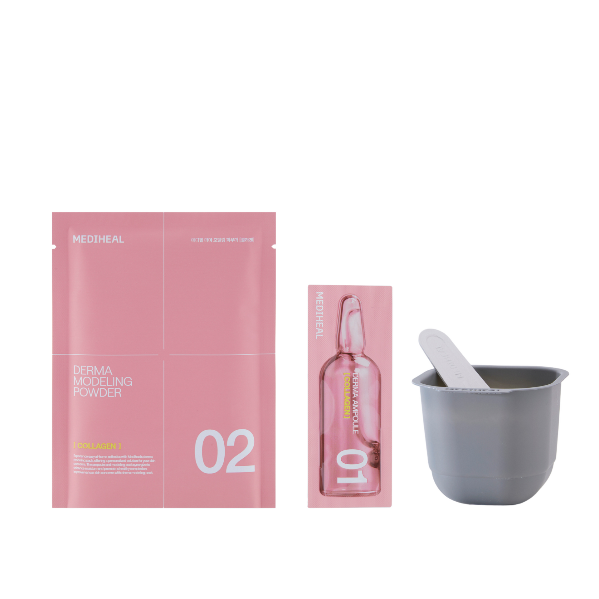 [Mediheal] Derma Modeling Pack Collagen Firming (Ampoule 2ml+ Powder 28g) image 2