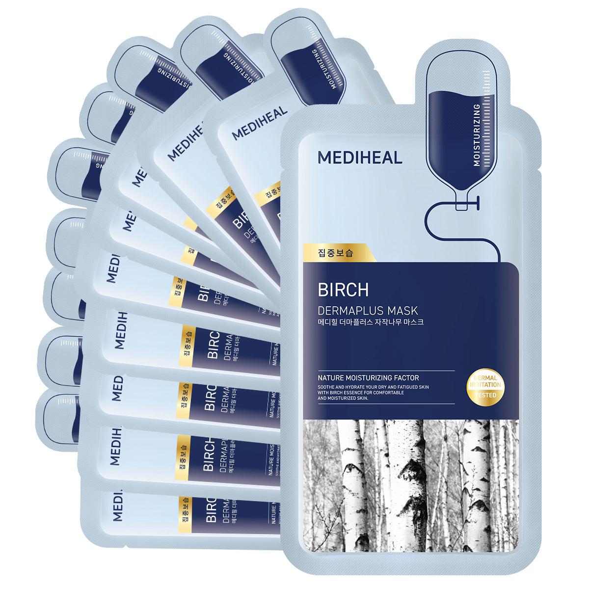 [Mediheal] Derma Plus Birch Mask 10ea image 1