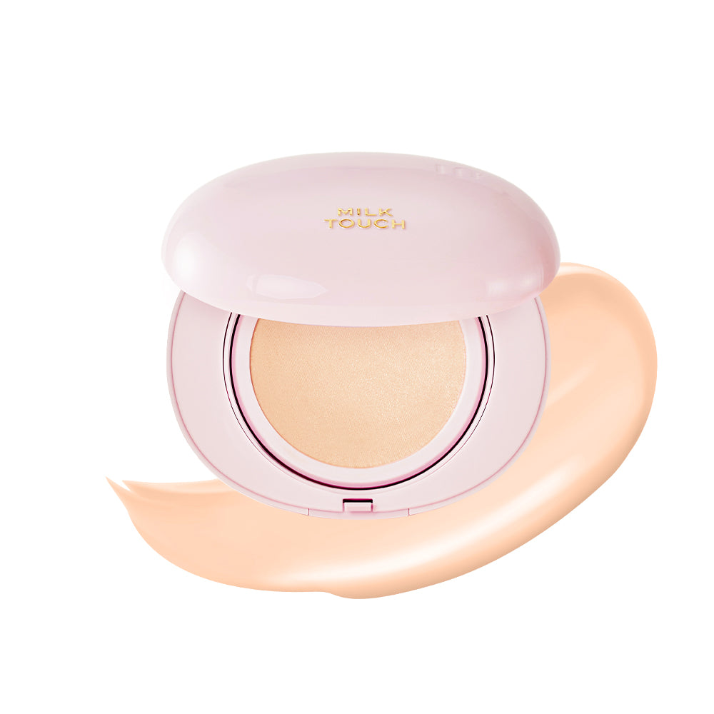 [milktouch] All-day Skin Fit Milky Glow Cushion #19N Vanilla Ivory 15g image 6