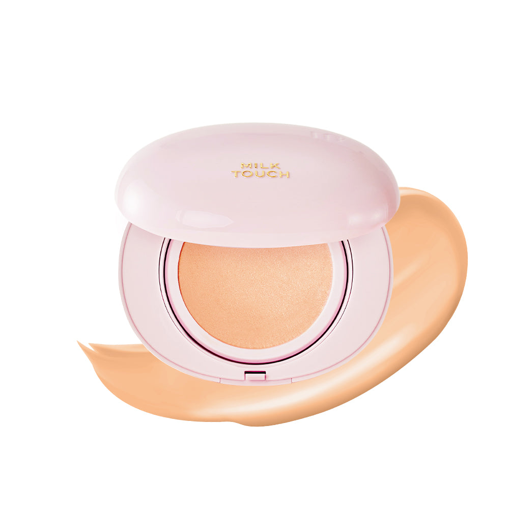 [milktouch] All-day Skin Fit Milky Glow Cushion #23N Medium Beige 15g image 6