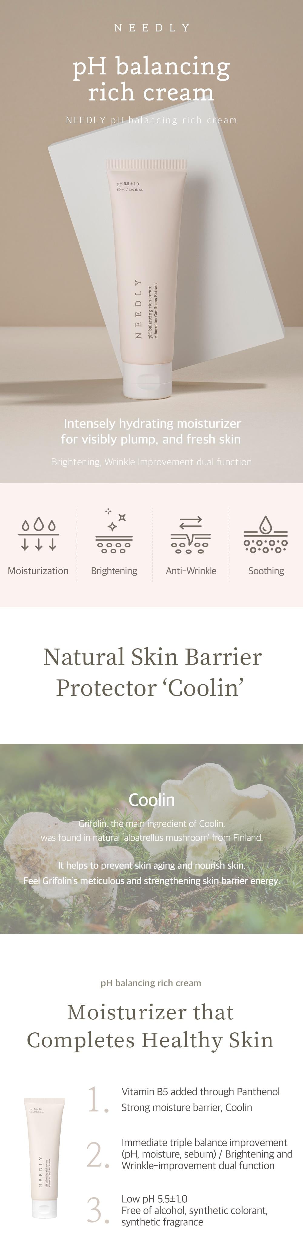 [Needly] pH balancing rich cream 50ml image 2