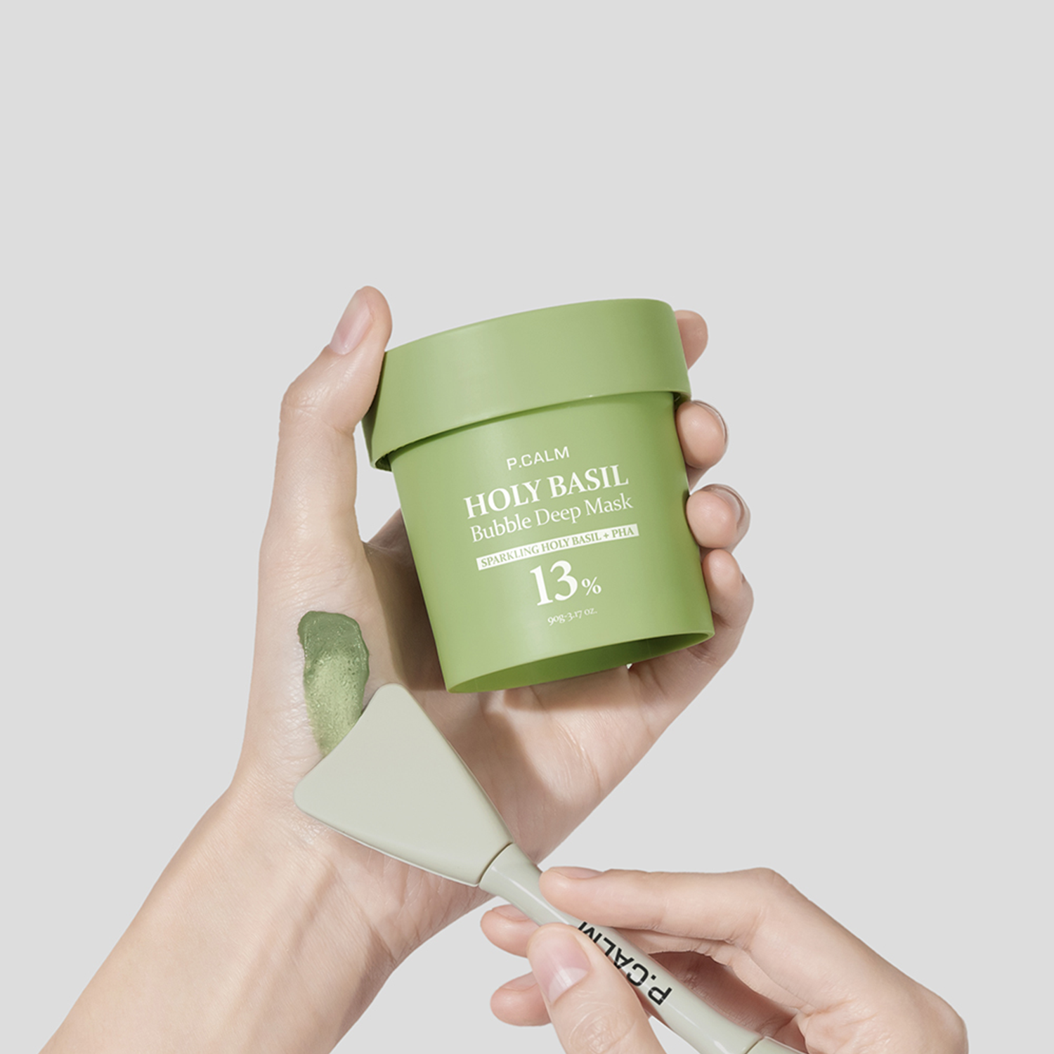 [P.CALM] Holy Basil Bubble Deep Mask 90g image 3