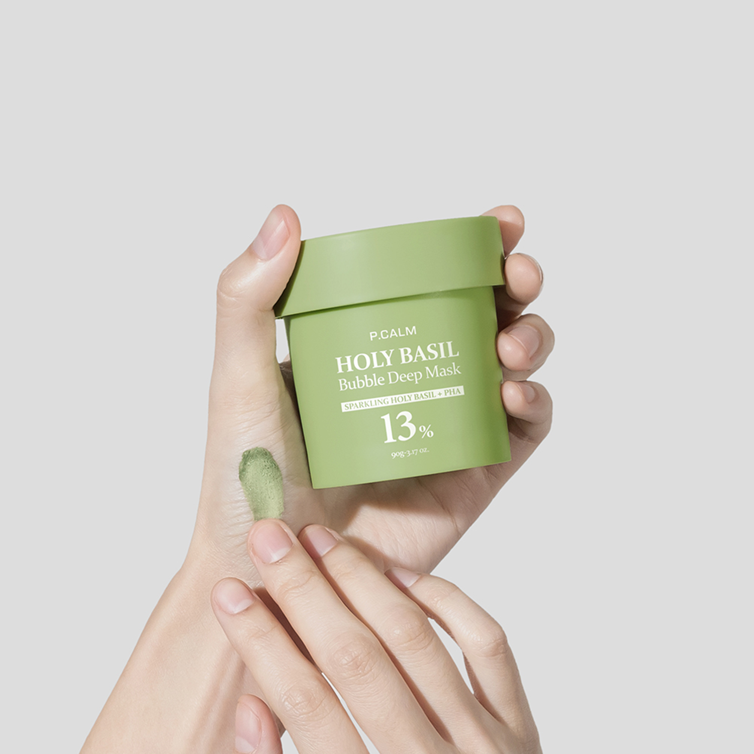 [P.CALM] Holy Basil Bubble Deep Mask 90g image 4