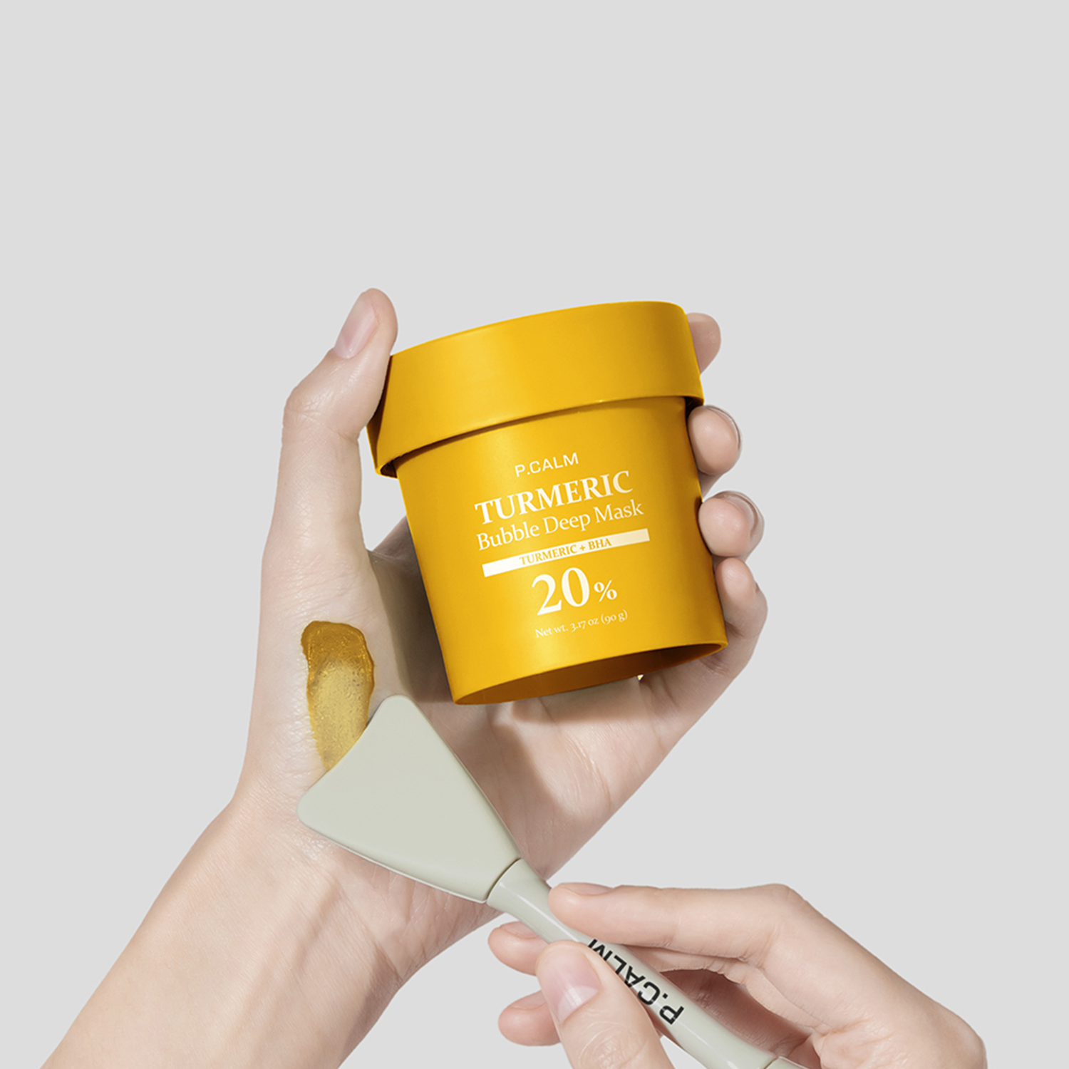 [P.CALM] TURMERIC Bubble Deep Mask 90g image 4