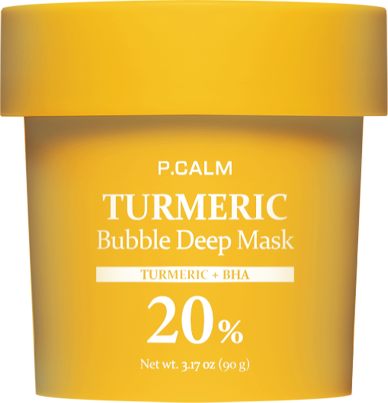 [P.CALM] TURMERIC Bubble Deep Mask 90g image 8