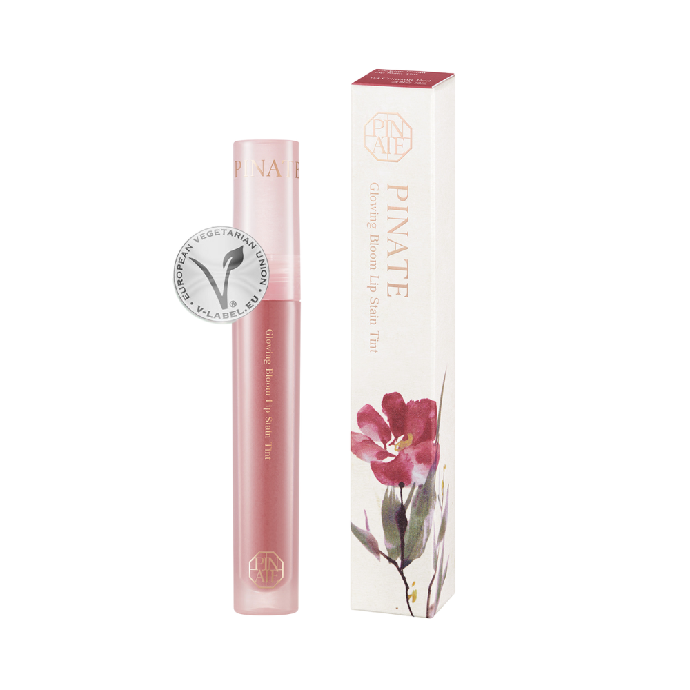 [Pinate] Glowing Bloom Lip Stain - 04 Crimson Red image 7