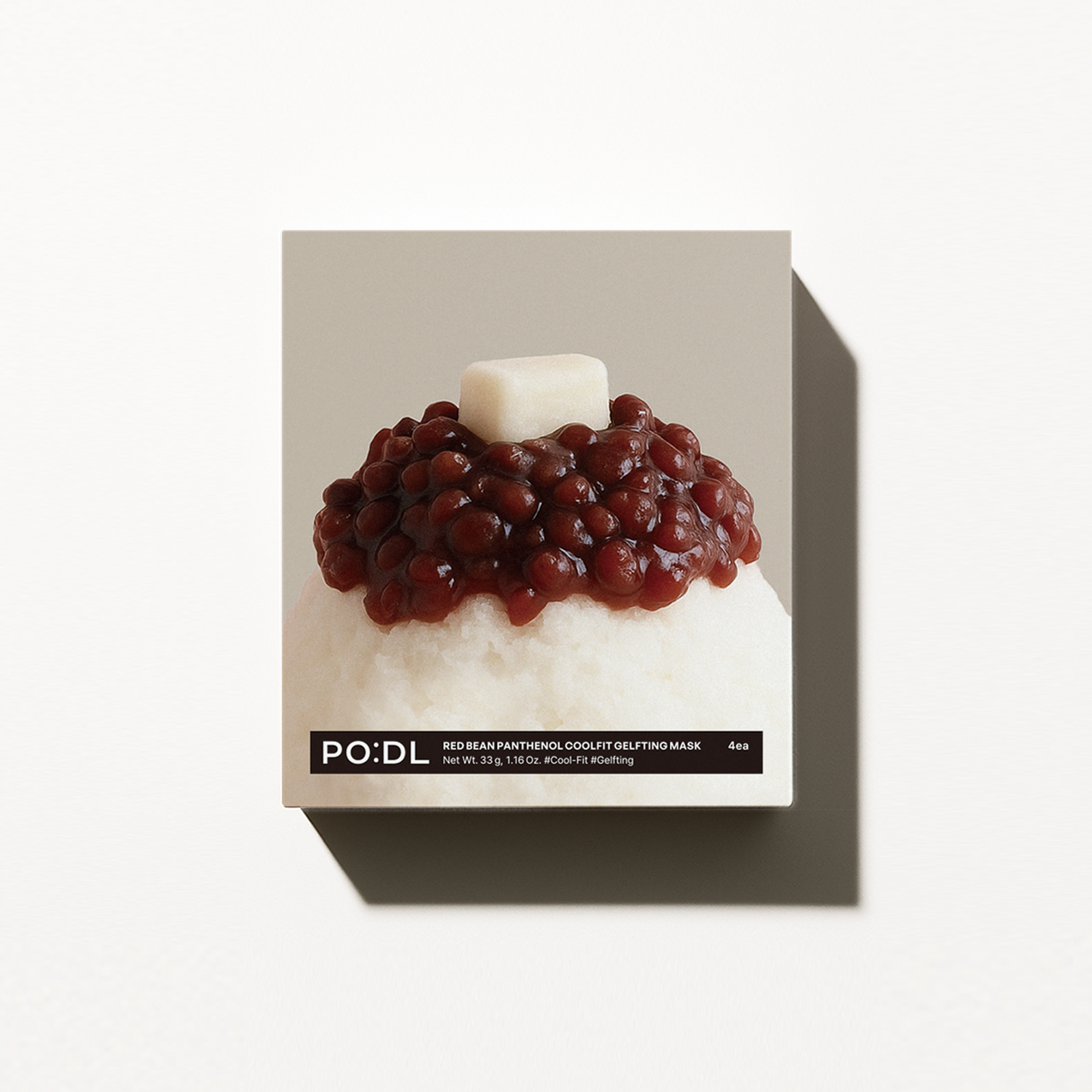 [PO:DL] Red Bean Panthenol Coolfit Gelfting Mask (4ea) (+Special Gift) image 2
