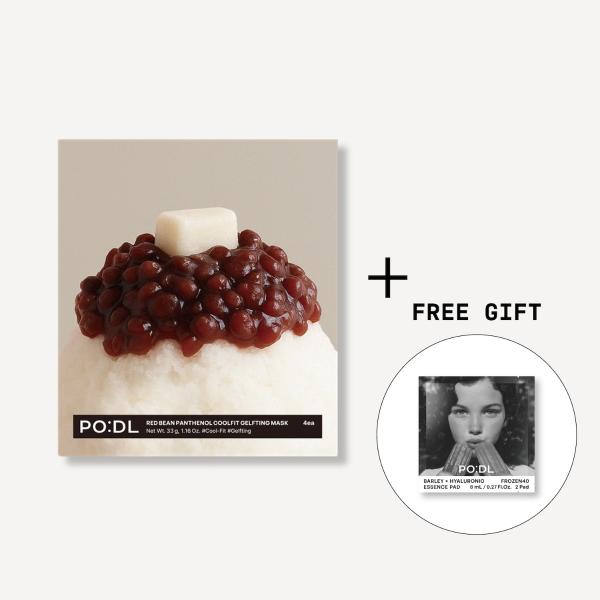 [PO:DL] Red Bean Panthenol Coolfit Gelfting Mask (4ea) (+Special Gift) image 1