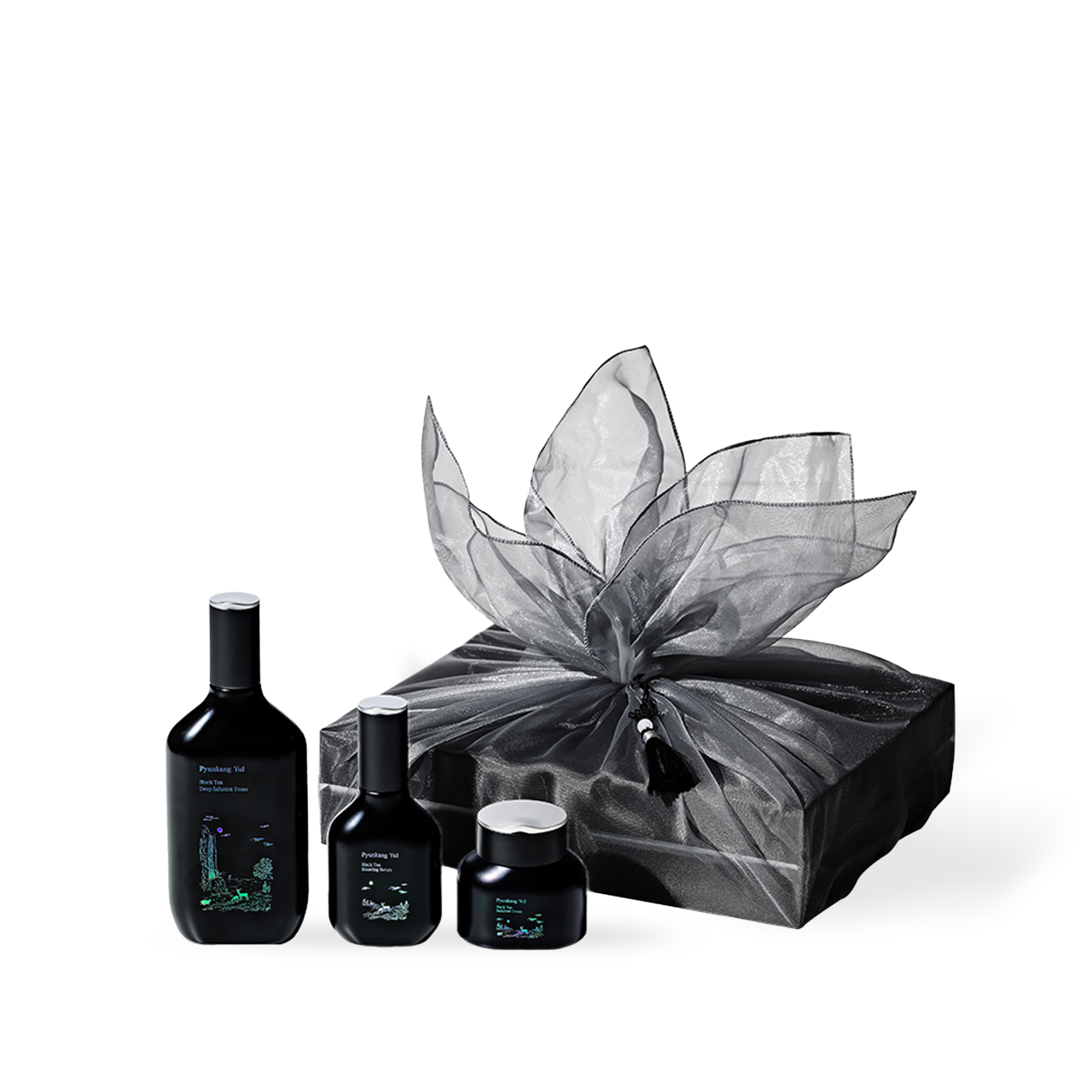[PyunkangYul] Black Tea Line Gift Set 130ml+45ml+60ml image 1