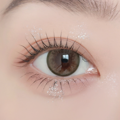 [Qrsessed] 1 Day Colored Contact Lens - Never Olive 0.00 (10 pcs) image 2