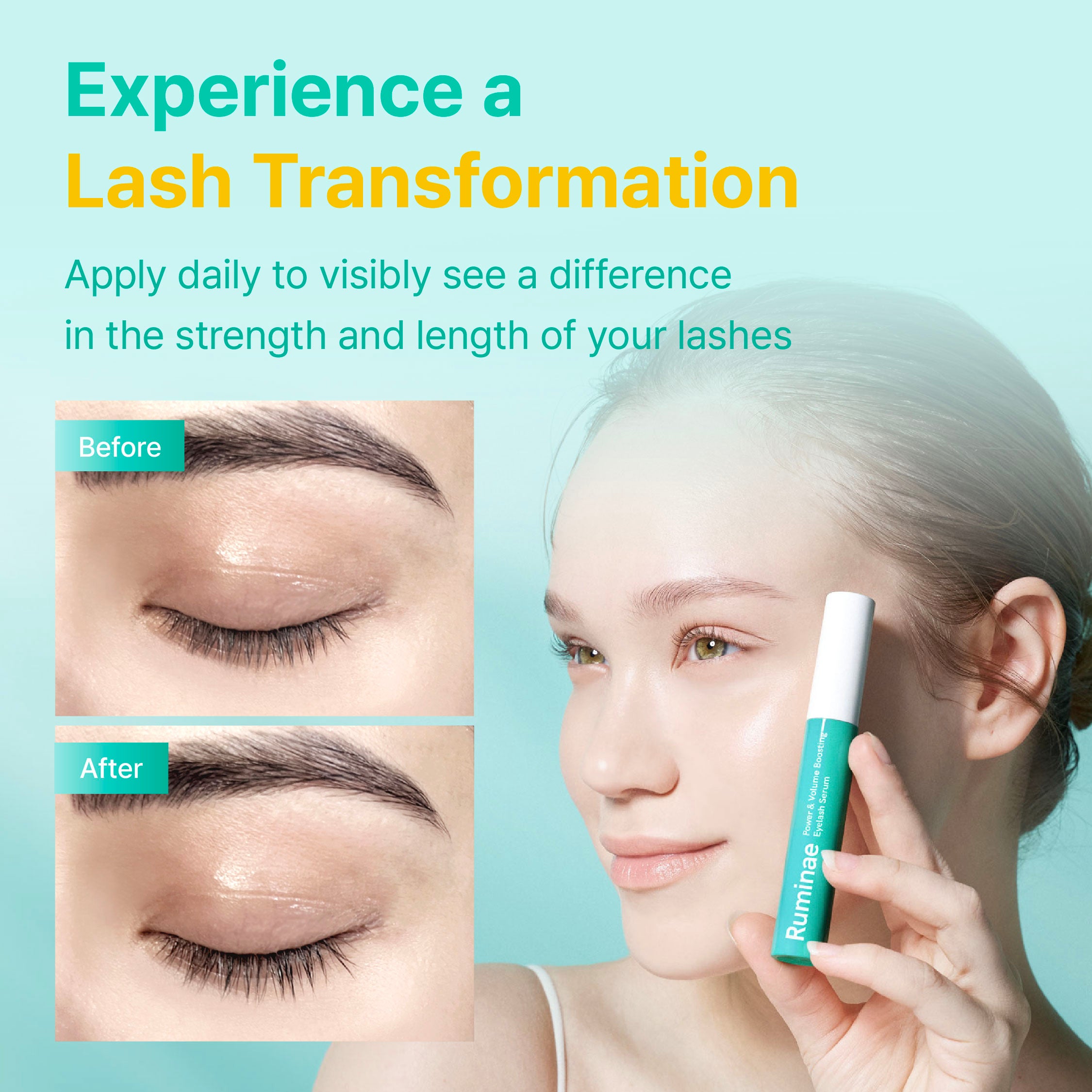 [Ruminae] Power & Volume Boosting Eyelash Serum 10ml image 5