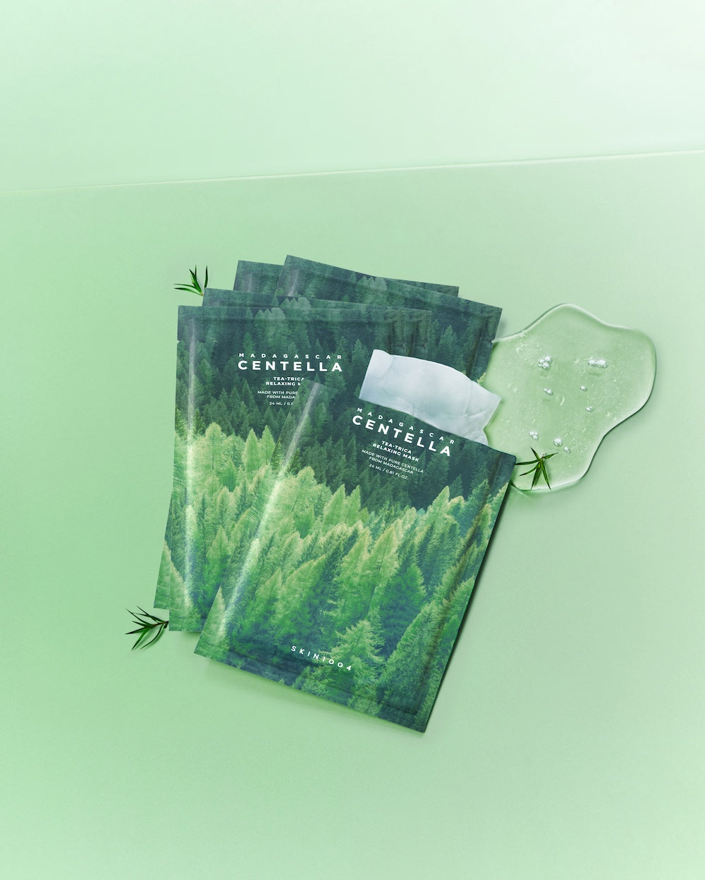 [Skin1004] Madagascar Centella Tea-Trica Relaxing Mask - 2 Size image 2