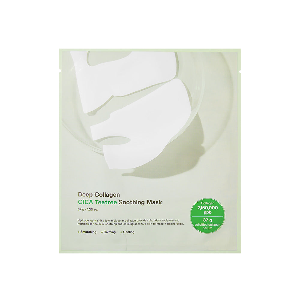 [Sungboon Editor]  Deep Collagen Cica Teatree Soothing Mask 37g*4ea image 1