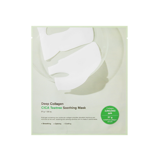 [Sungboon Editor]  Deep Collagen Cica Teatree Soothing Mask 37g*4ea