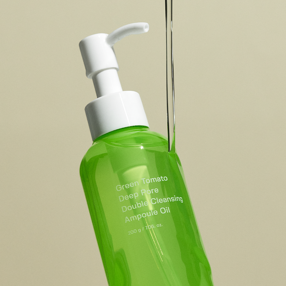 [SUNGBOON EDITOR] Green Tomato Deep Pore Double Cleansing Ampoule Oil 200g image 3