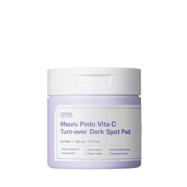 [Sungboon Editor] Meoru Podo Vita C Turn-over Dark Spot Pad 60pcs, 140ml image 1