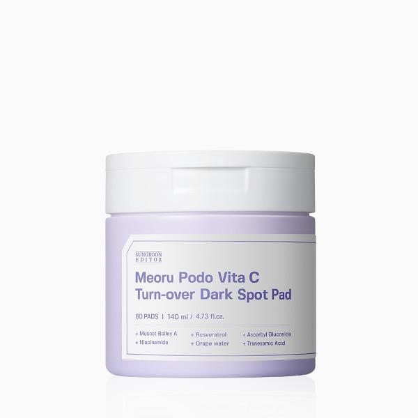 [Sungboon Editor] Meoru Podo Vita C Turn-over Dark Spot Pad 60pcs, 140ml image 2