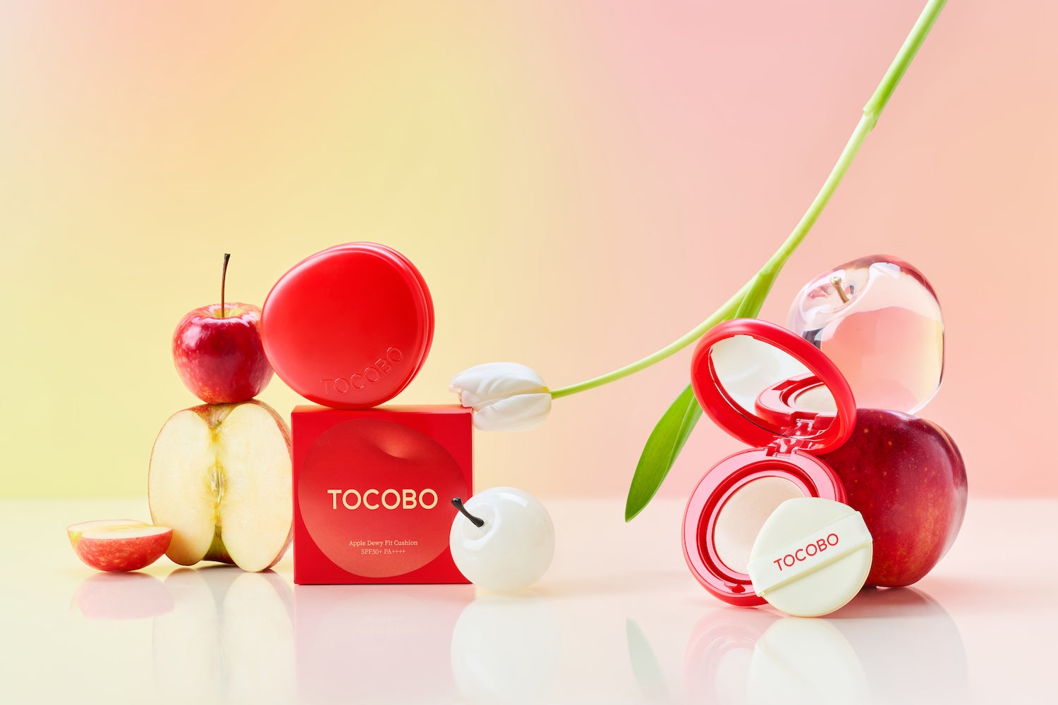 [Tocobo] Apple Dewy Fit Cushion - 6 Colors with Refill Set image 18