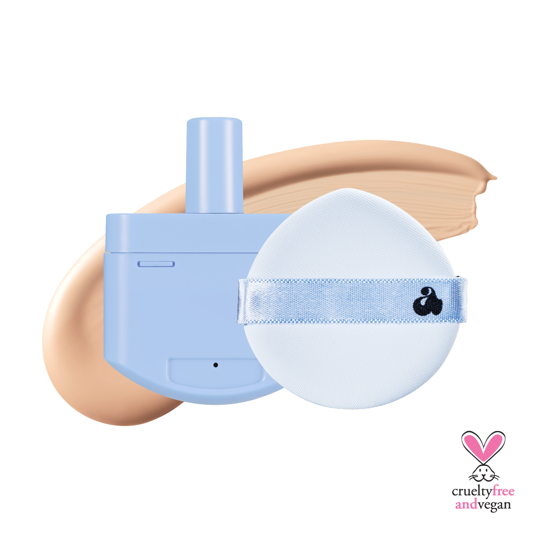 [Unleashia] Babe Skin Baby Blue Cushion Re-Feel 21N Fluffy 15g image 4
