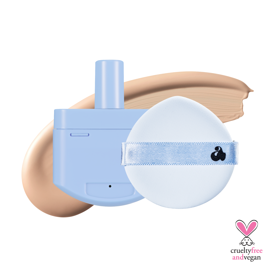 [Unleashia] Babe Skin Baby Blue Cushion Re-Feel 21N Fluffy 15g image 6