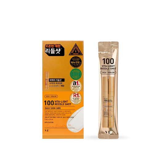 [VT Cosmetics] 100 VITA-LIGHT Reedle shot 10ea