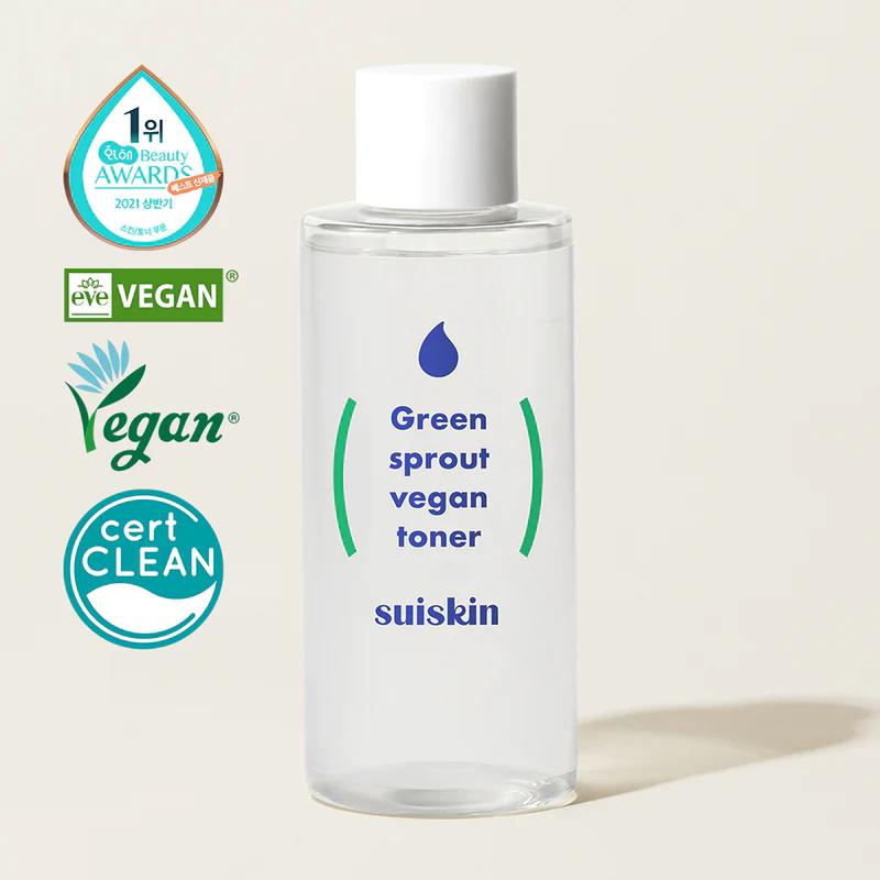 [SUISKIN] Green sprout vegan toner - 200ml image 2